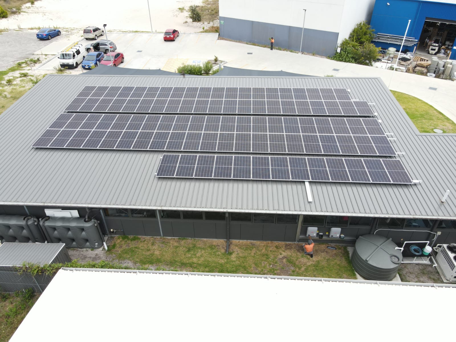 Commercial solar project